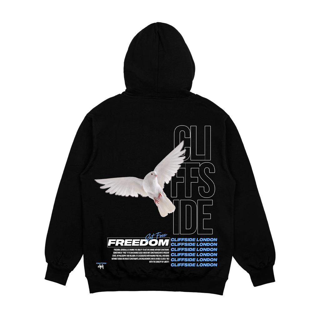 CliffSide “Freedom” Hoodie – Black