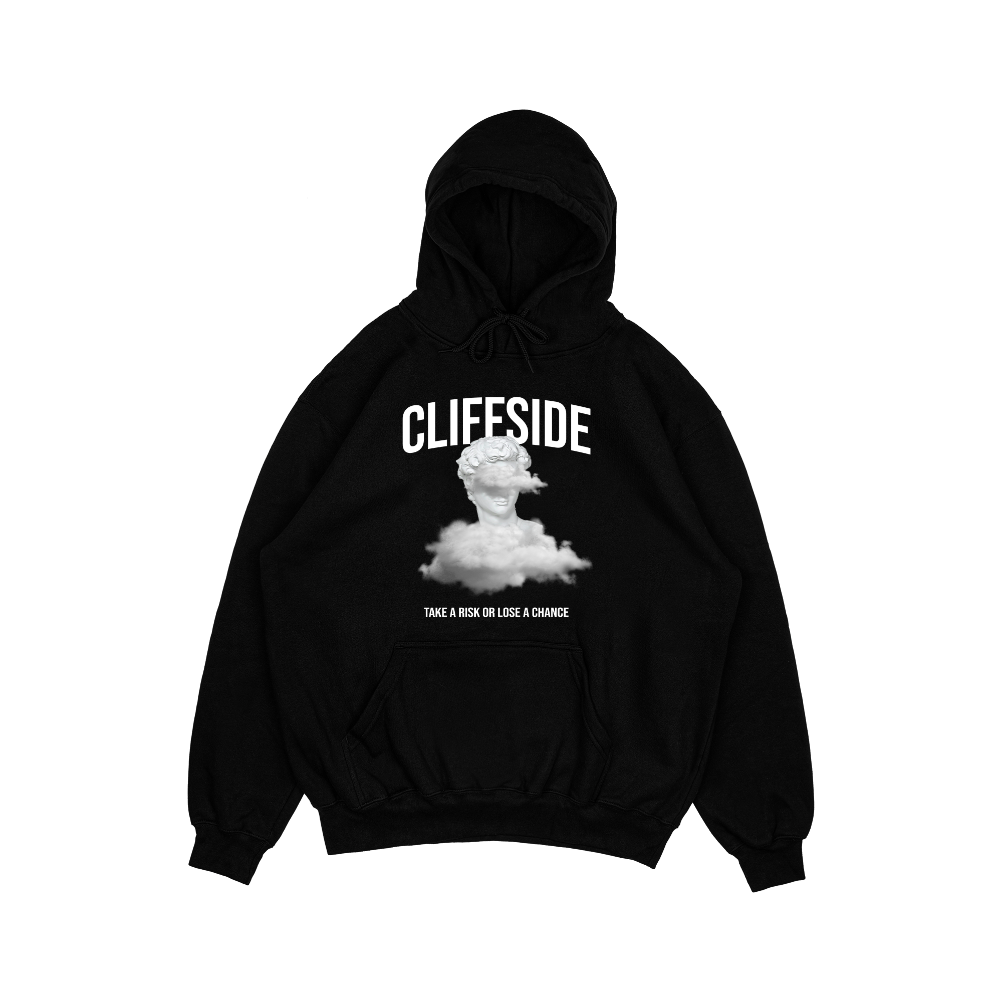 CliffSide “Take A Risk” Signature Hoodie – Black