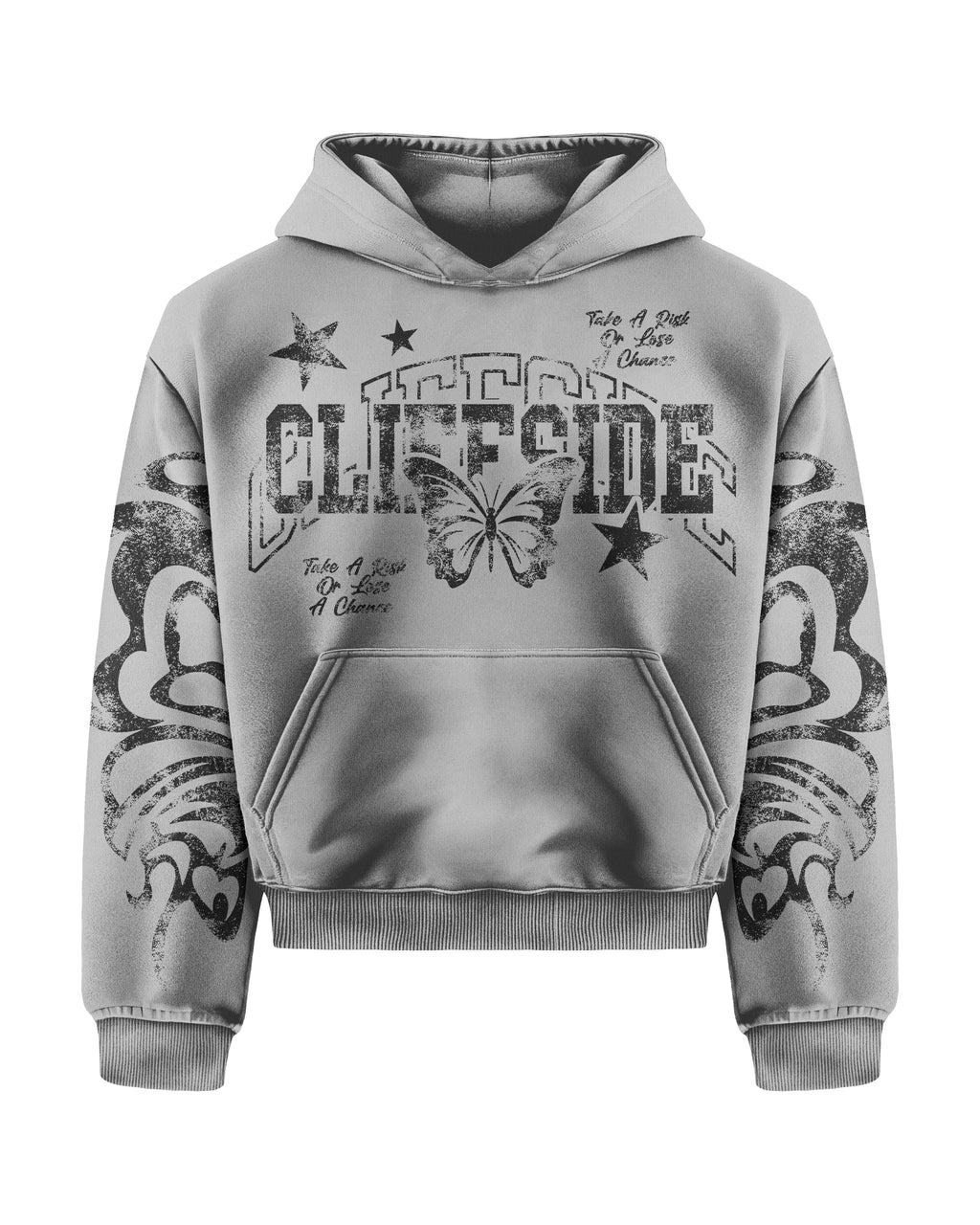 "StarFly" - Grey Hoodie