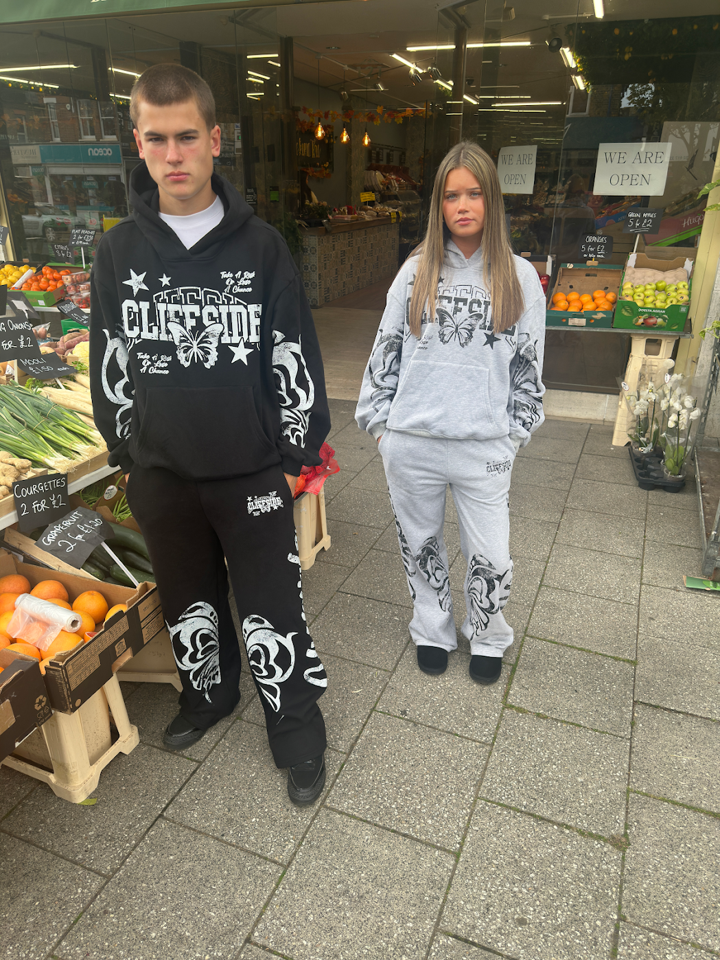 "StarFly" - Black Hoodie
