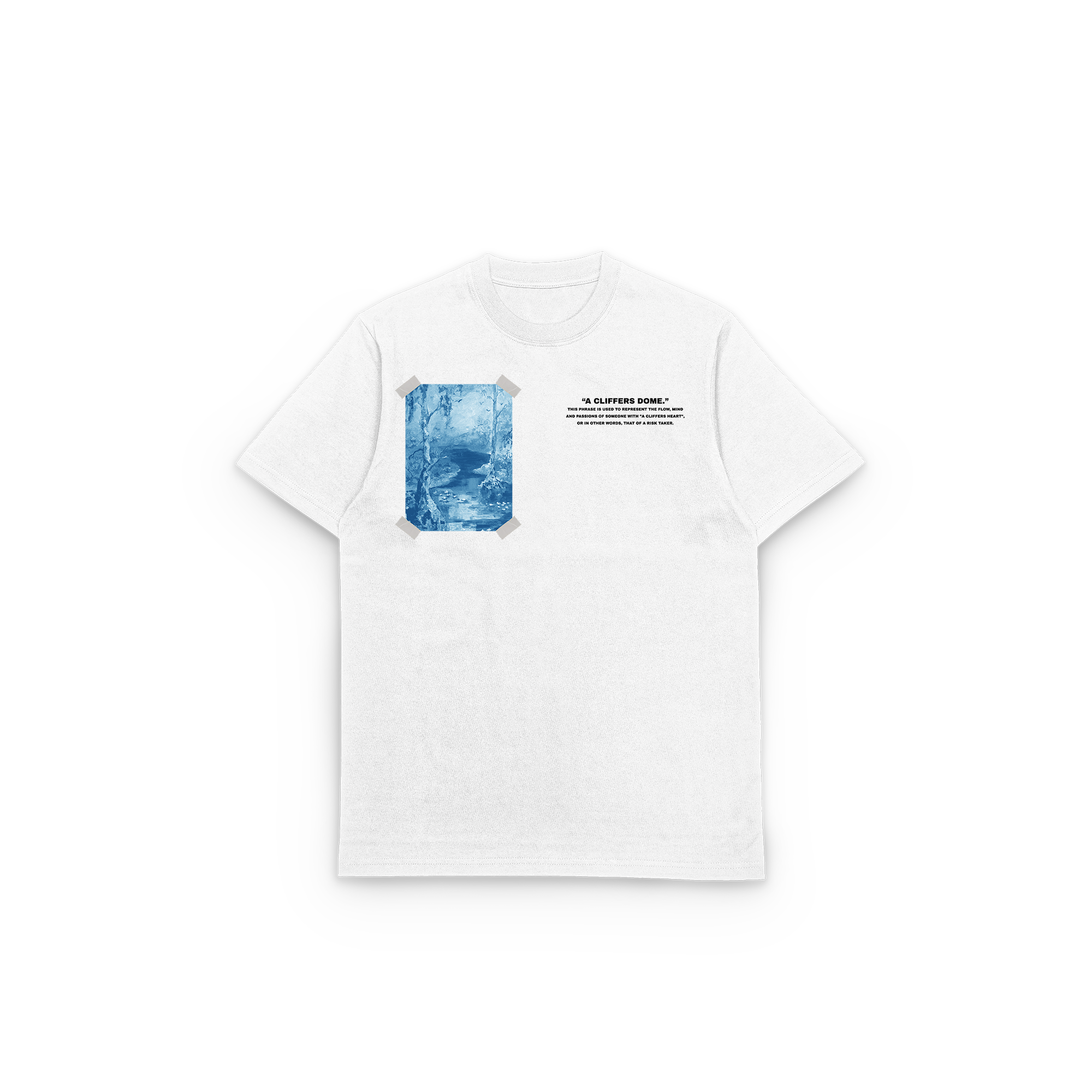 CliffSide “Glacier Dome” Tee – White
