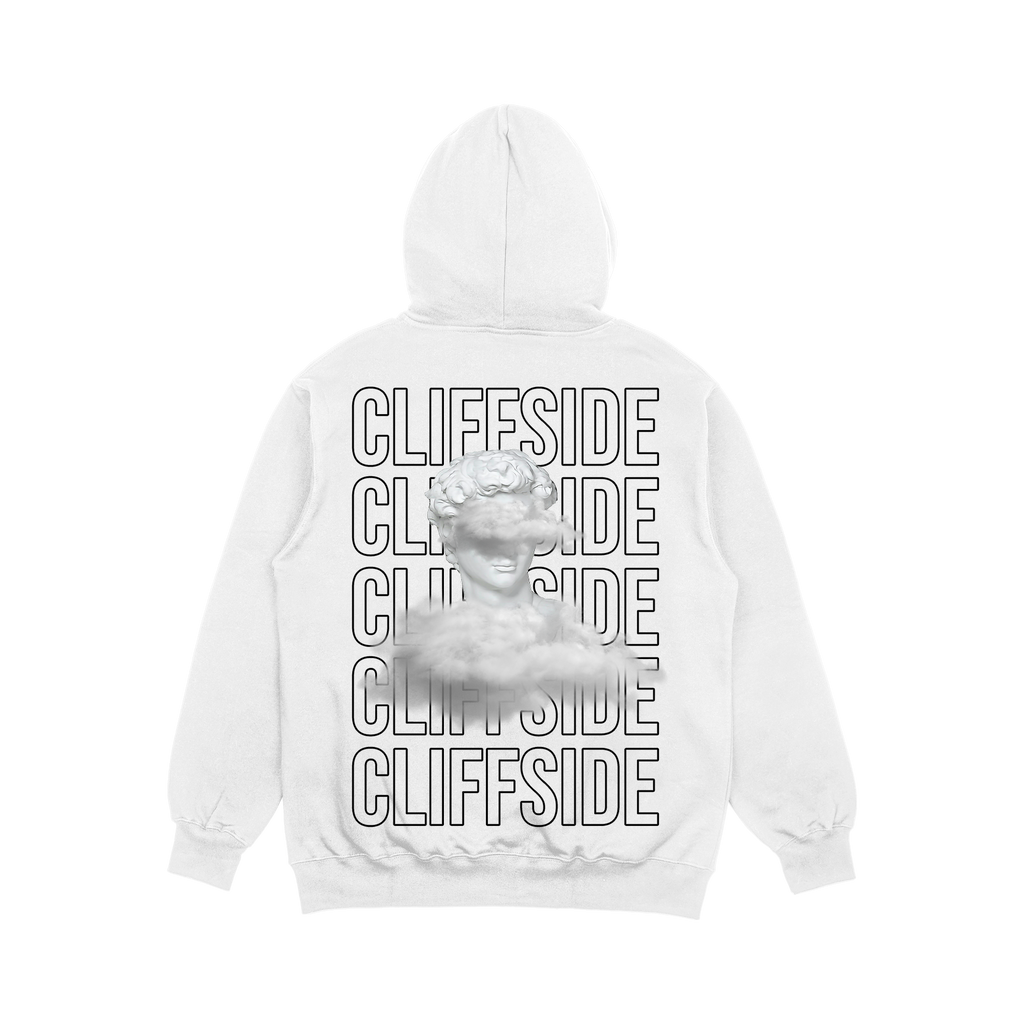 CliffSide “Take A Risk” Signature Hoodie – White