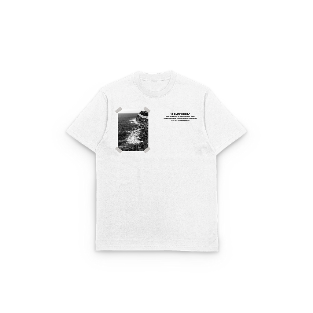 CliffSide “Cliffsider” Photo Tee – White