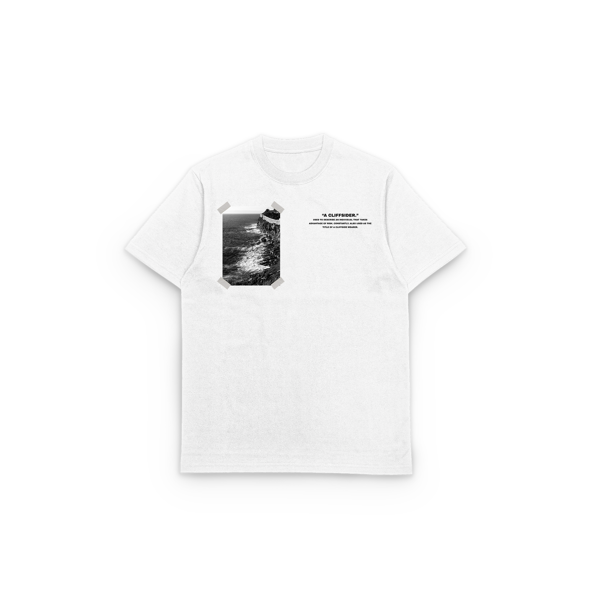 CliffSide “Cliffsider” Photo Tee – White